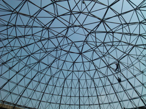 泊头网架加工案例